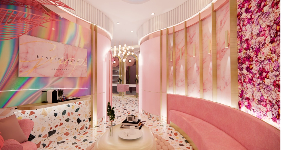 beauty salon interior design