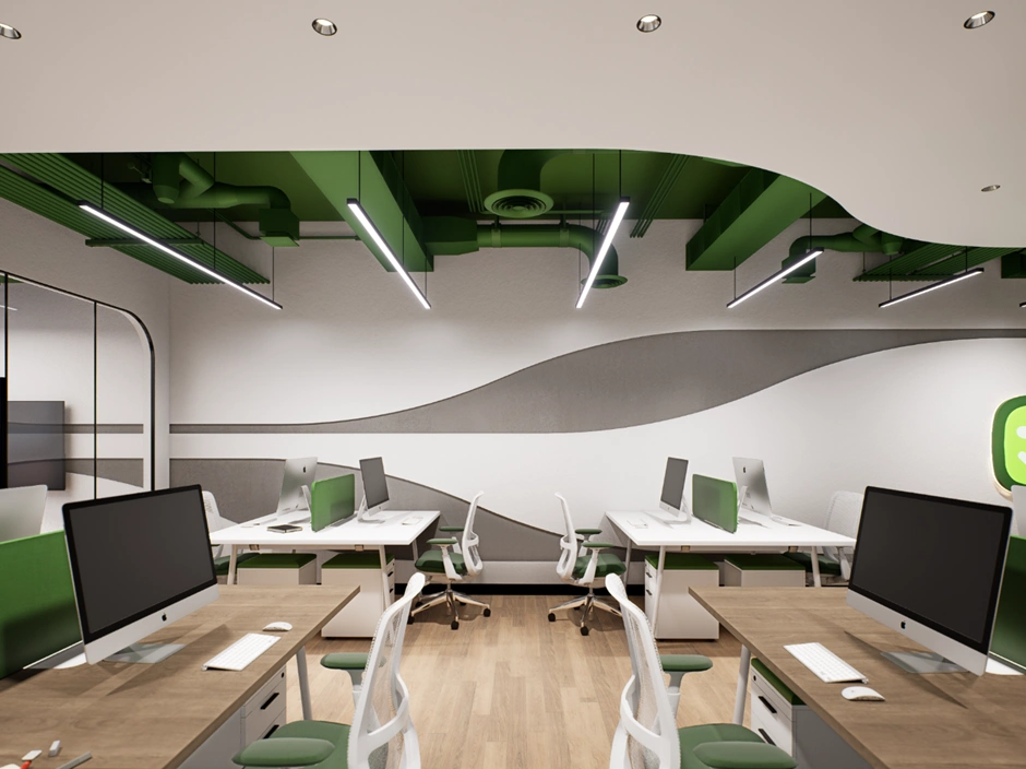 creative workspace interior design